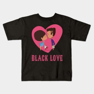 Black Love-Black History Month Kids T-Shirt